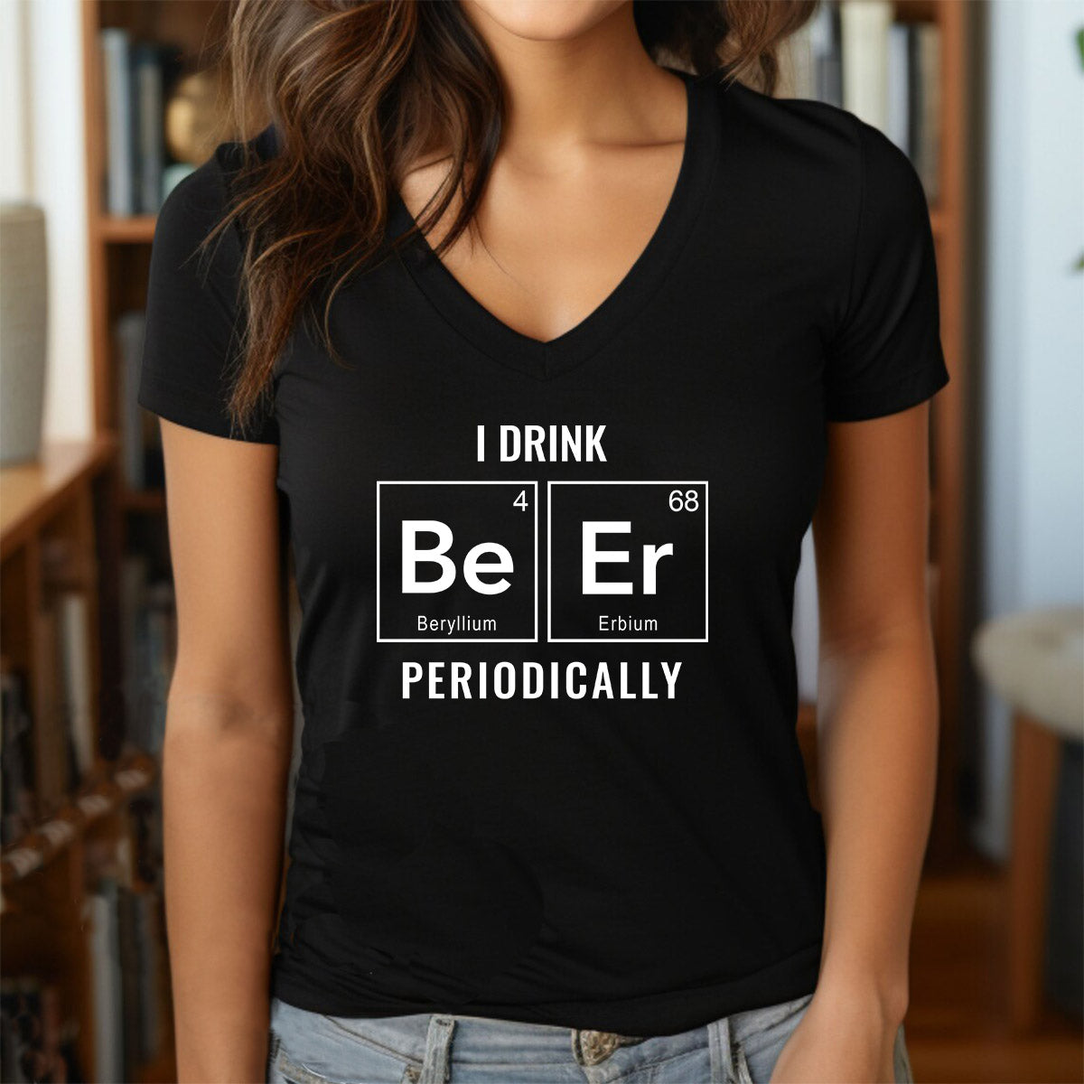 "I Drink Periodically" Premium Midweight Ringspun Cotton T-Shirt - Mens/Womens Fits