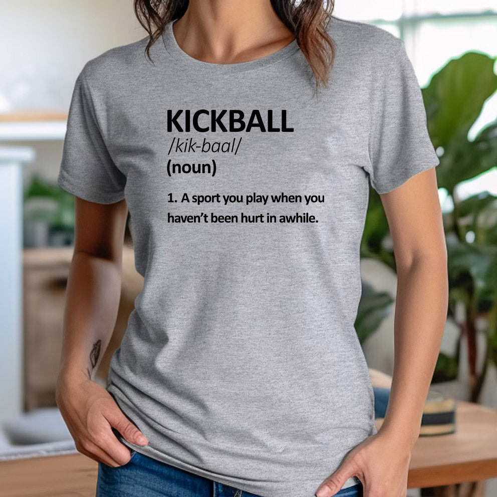 "Kickball Defined" Premium Midweight Ringspun Cotton T-Shirt - Mens/Womens Fits