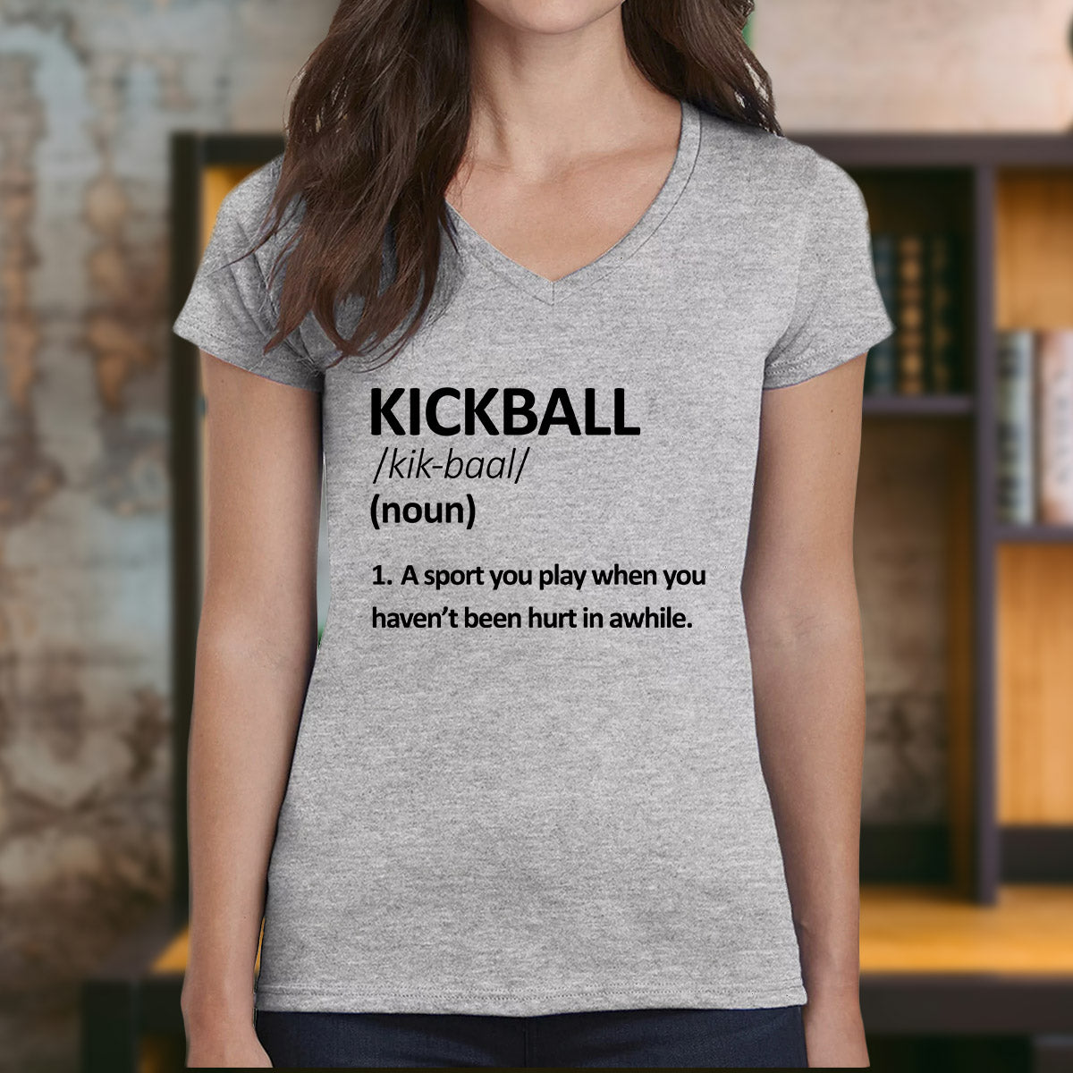 "Kickball Defined" Premium Midweight Ringspun Cotton T-Shirt - Mens/Womens Fits