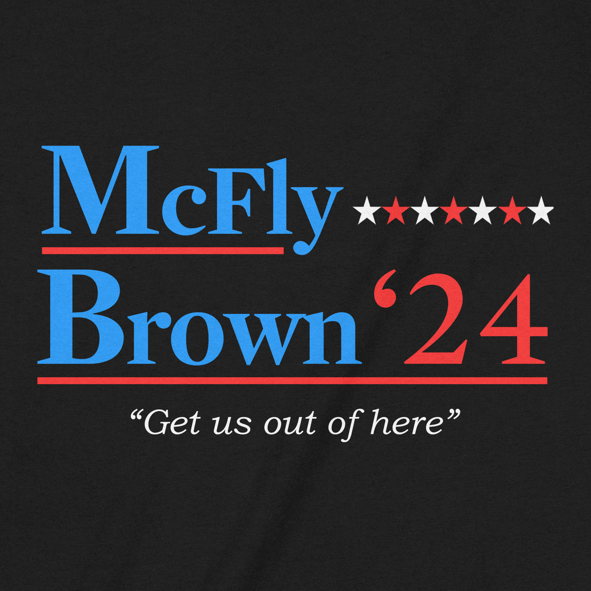 "Mcfly, Brown 2024" Premium Midweight Ringspun Cotton T-Shirt - Mens/Womens Fits