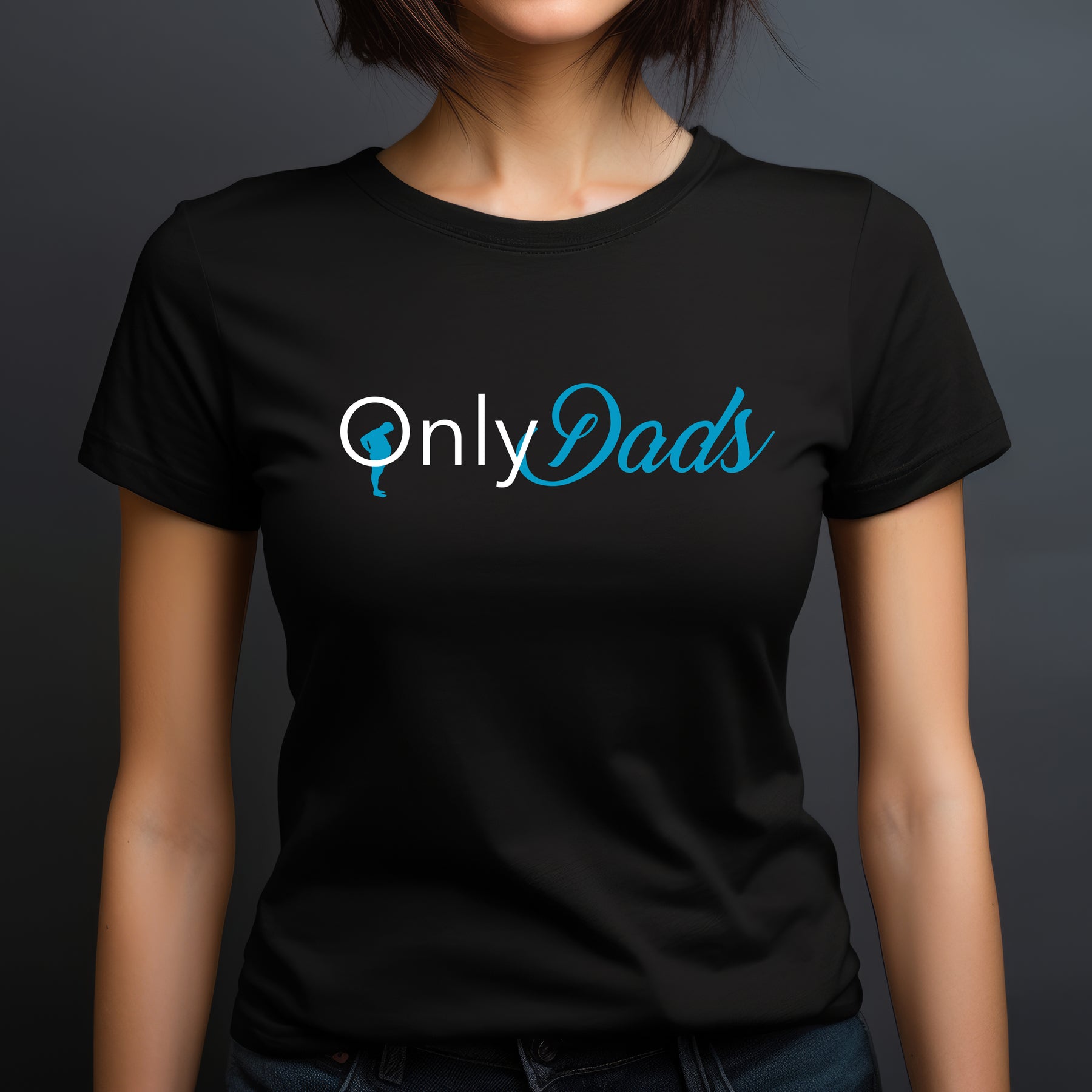 "Only Dads" Premium Midweight Ringspun Cotton T-Shirt - Mens/Womens Fits
