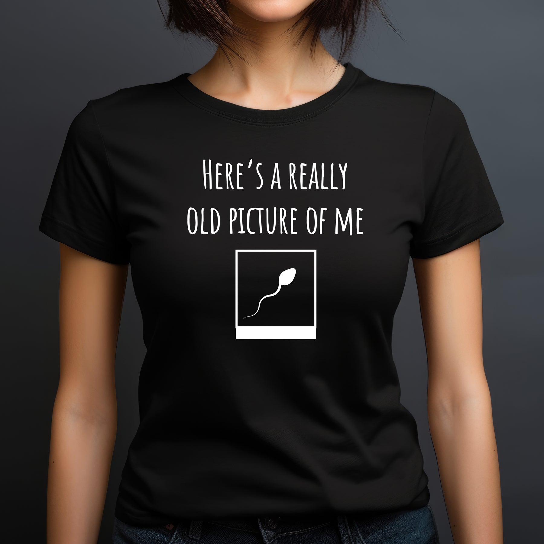 "Here's A Really Old Picture" Premium Midweight Ringspun Cotton T-Shirt - Mens/Womens Fits