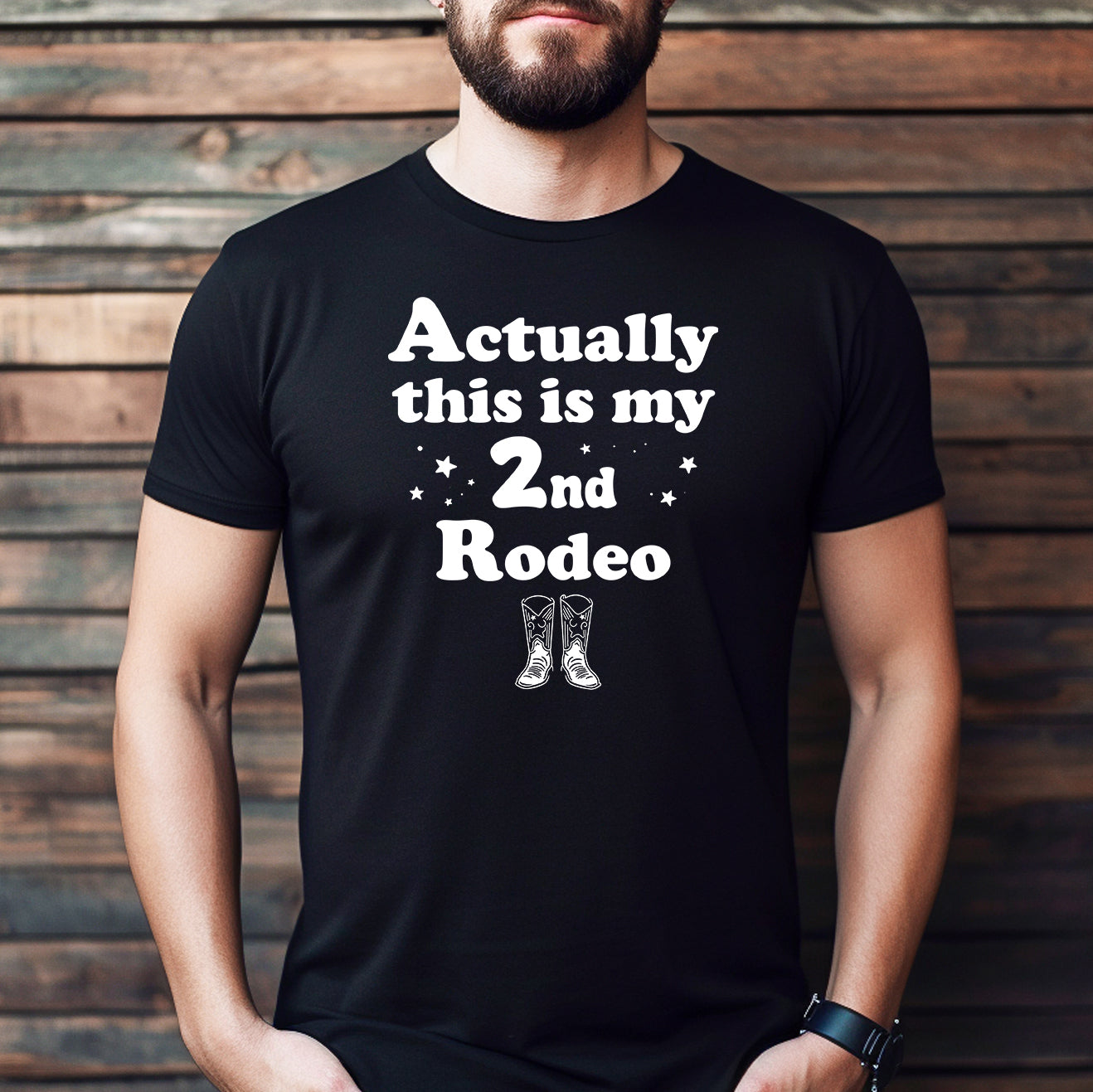 "My Second Rodeo" Premium Midweight Ringspun Cotton T-Shirt - Mens/Womens Fits