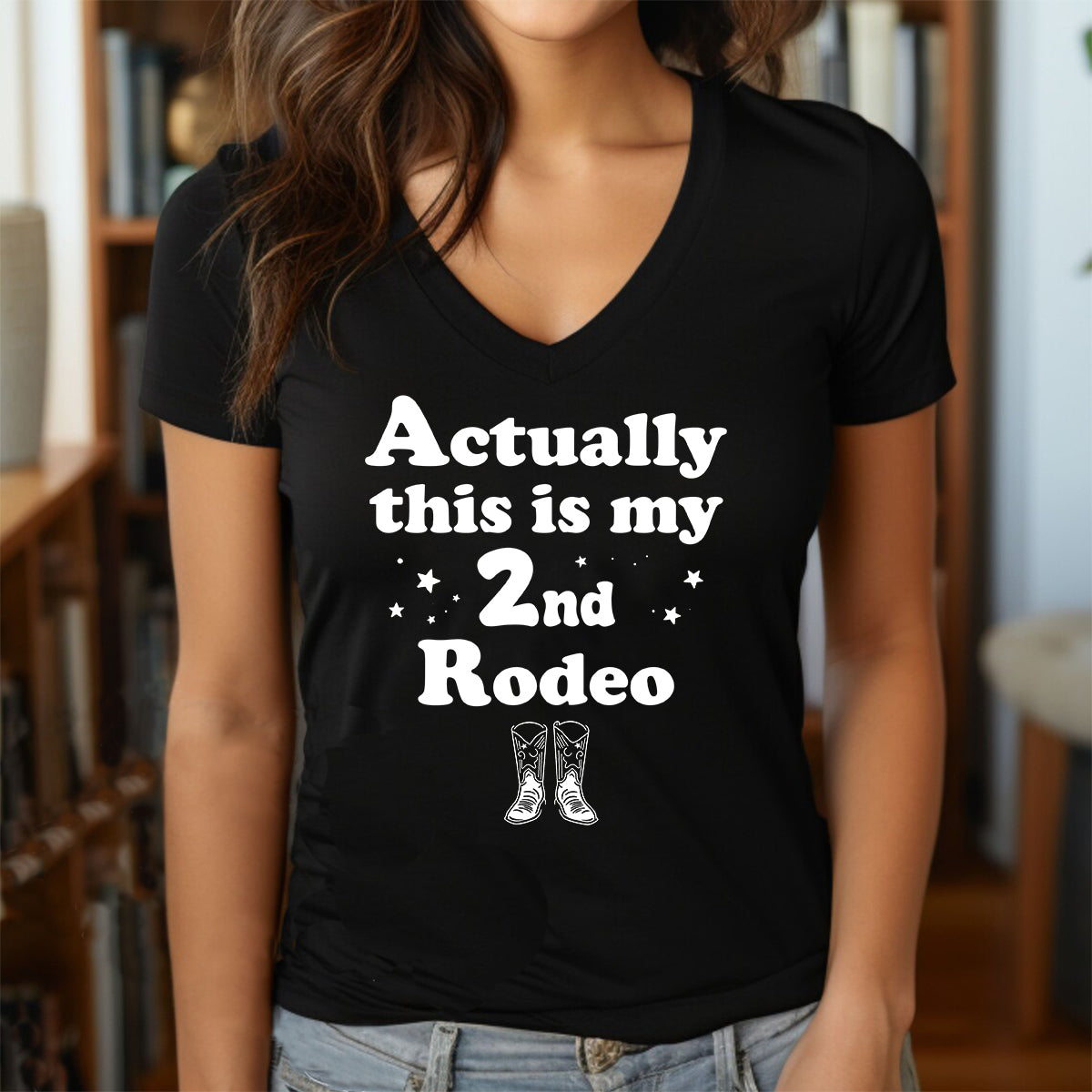 "My Second Rodeo" Premium Midweight Ringspun Cotton T-Shirt - Mens/Womens Fits