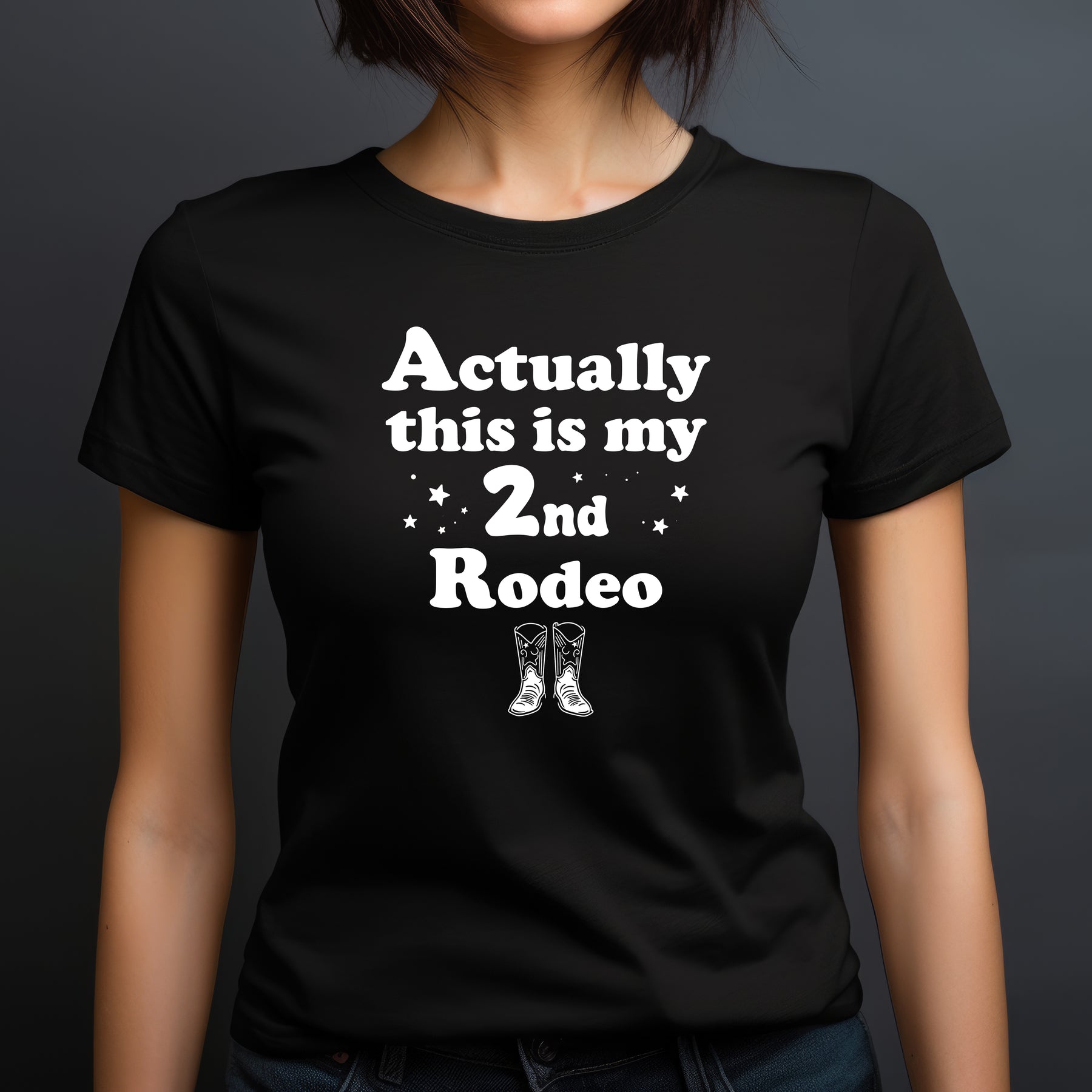 "My Second Rodeo" Premium Midweight Ringspun Cotton T-Shirt - Mens/Womens Fits