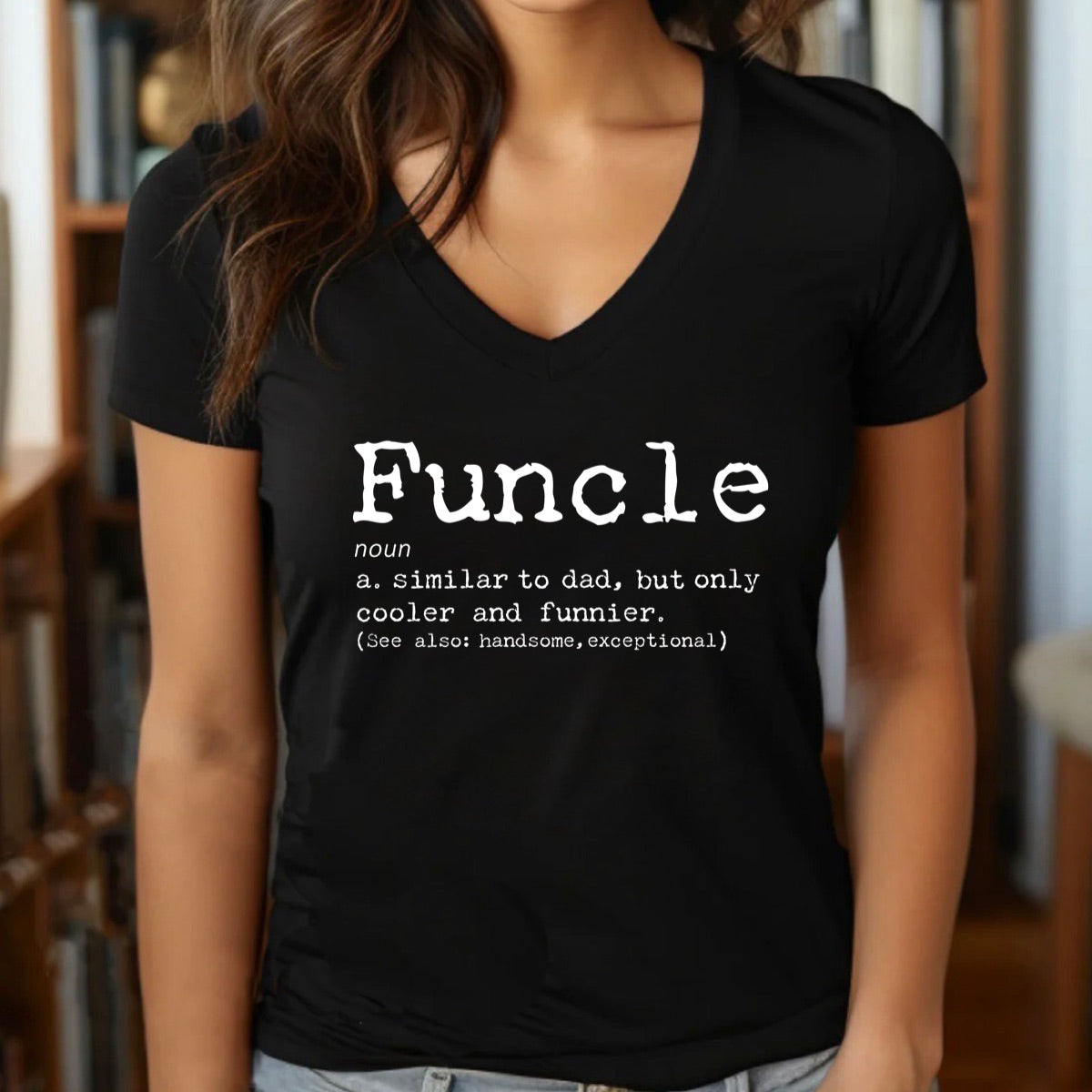 "Funcle" Premium Midweight Ringspun Cotton T-Shirt - Mens/Womens Fits