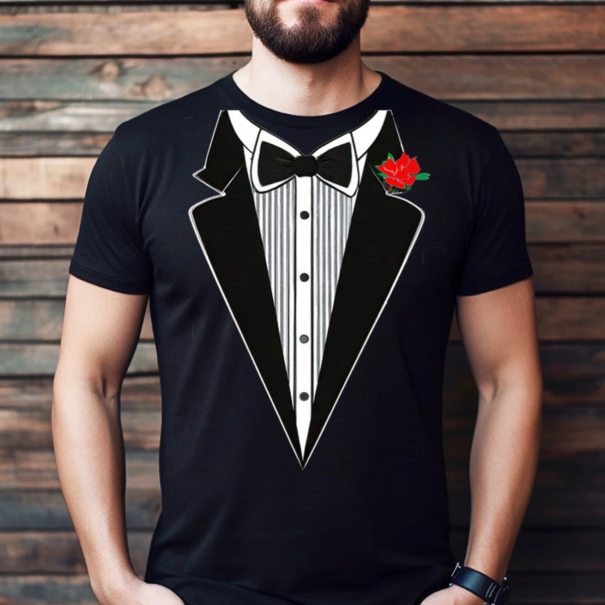 "Tuxedo Shirt" Premium Midweight Ringspun Cotton T-Shirt - Mens/Womens Fits