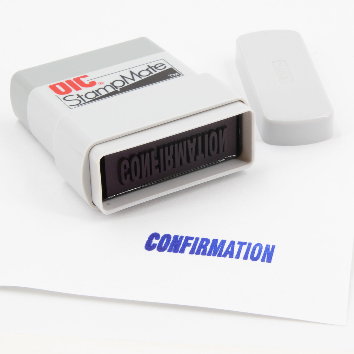 Officemate Pre-Inked Message Stamp - Self Inking, Quick Stamps