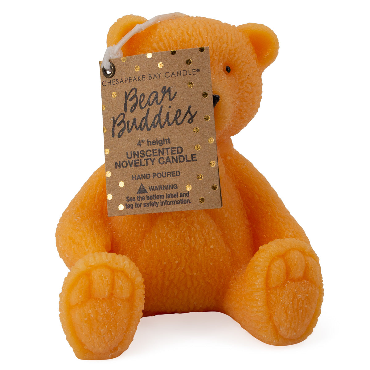 Chesapeake Bay Bear Buddies Teddy Bear Candle – 9oz, Unscented