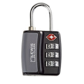 Lewis N. Clark Travel Sentry 3-Dial Combination Lock - TSA Approved