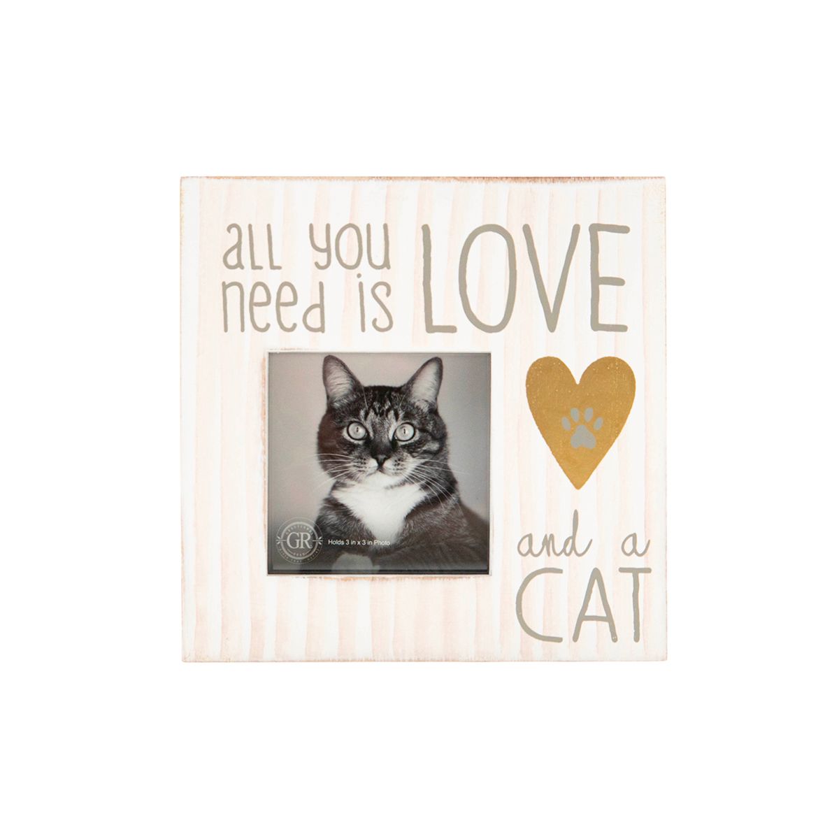 All You Need Is Love Wooden Pet Frame – Standing Or Wall Display