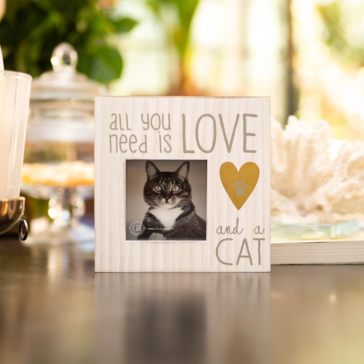 All You Need Is Love Wooden Pet Frame – Standing Or Wall Display