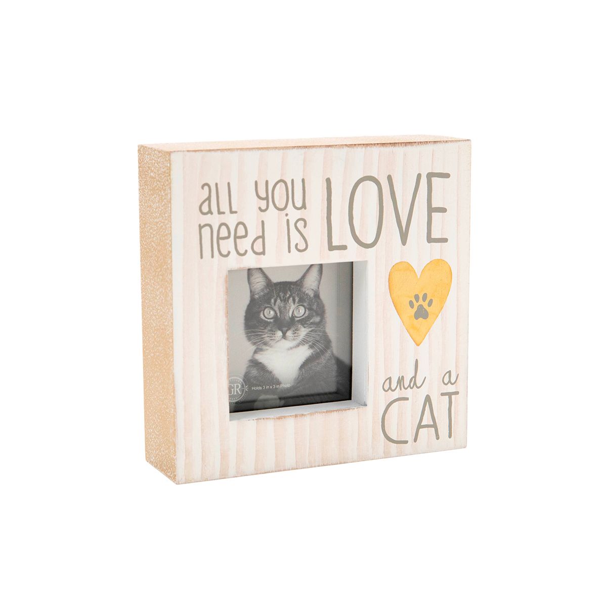 All You Need Is Love Wooden Pet Frame – Standing Or Wall Display