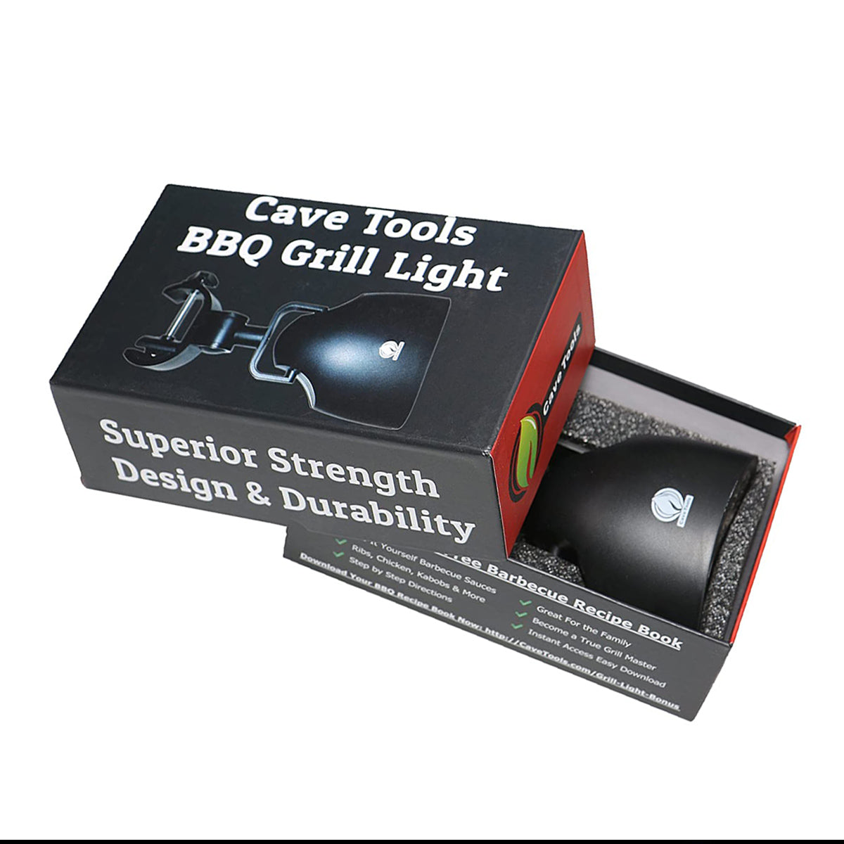 Cave Tools BBQ Grill Light – 10 LED Bulbs For Brighter Night Grilling