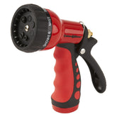 Colourwave Multi-Pattern Aqua Nozzle - Red with 7 Spray Settings