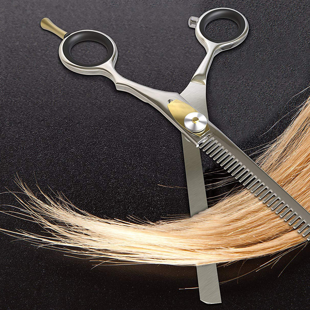 Razor Edge Thinning Shears by Equinox - Removable Finger Rest