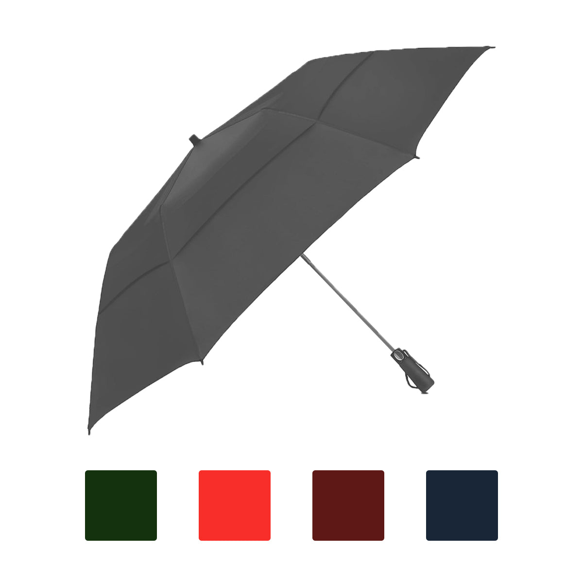 2pk Windproof Golf Umbrellas 58" Canopy - Automatic Open Button