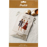 Simplicity Vintage Shoe Bag 10" x 15" - Drawstring Closure