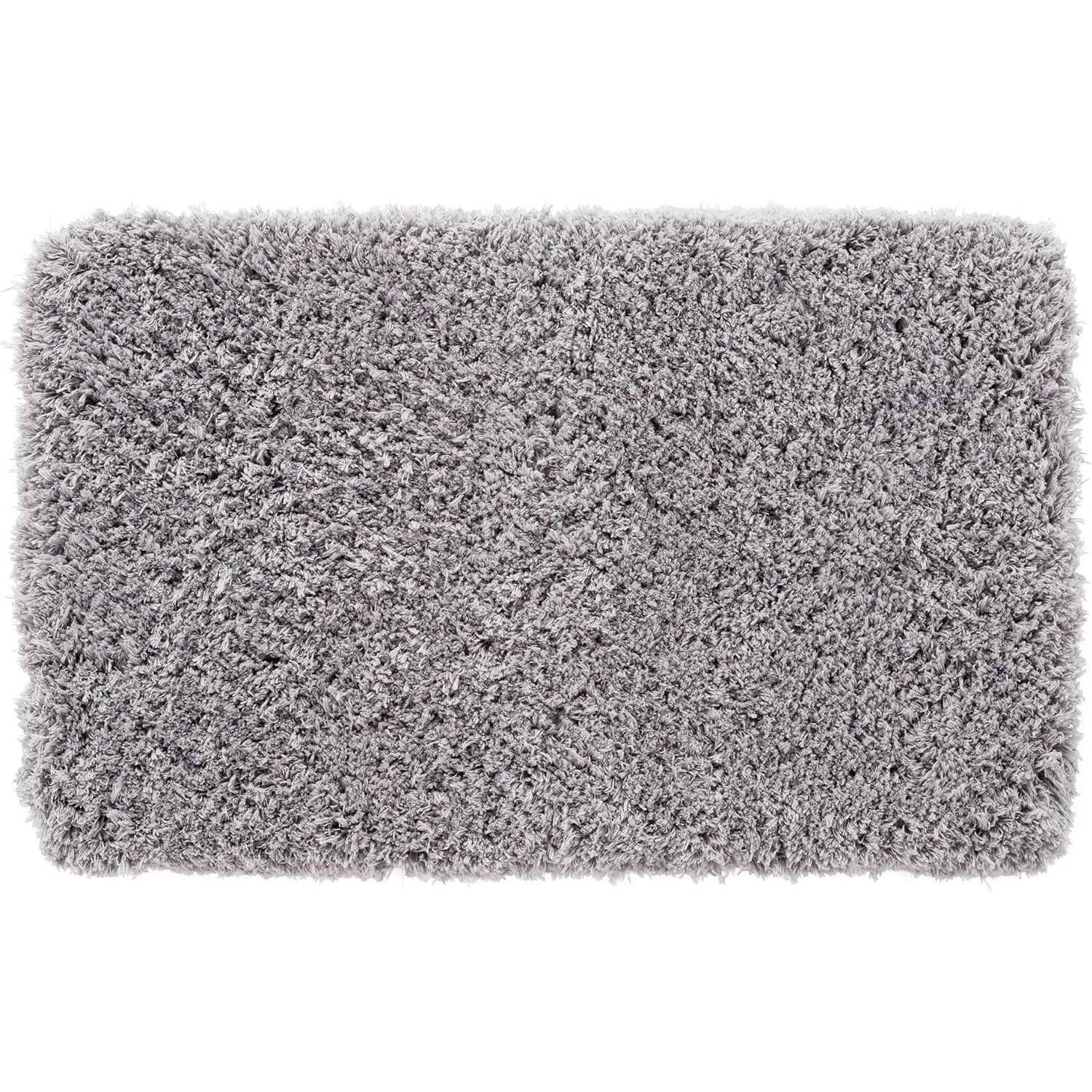 Nonslip Memory Foam Shaggy Bath Mat - Absorbent & Washable