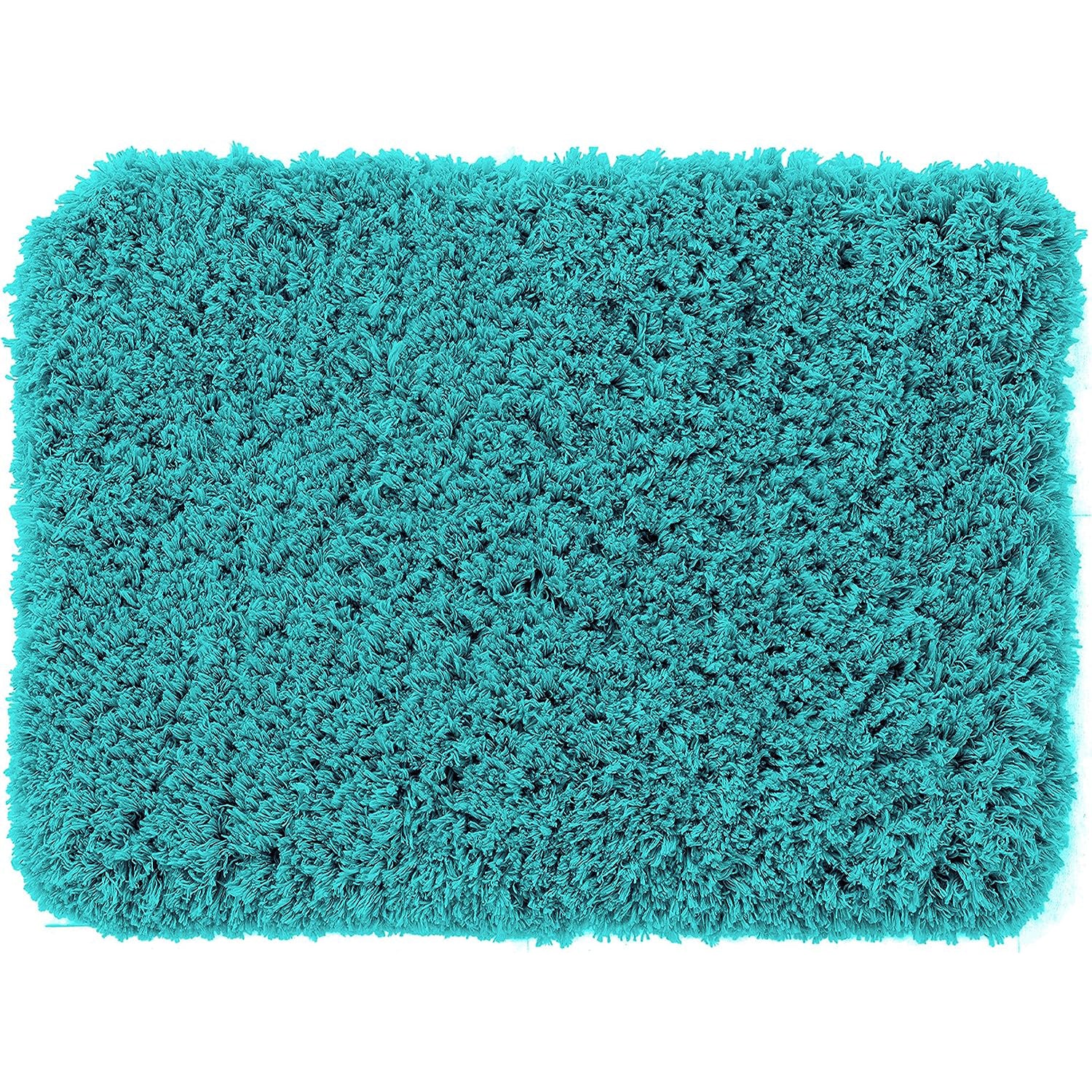 Nonslip Memory Foam Shaggy Bath Mat - Absorbent & Washable