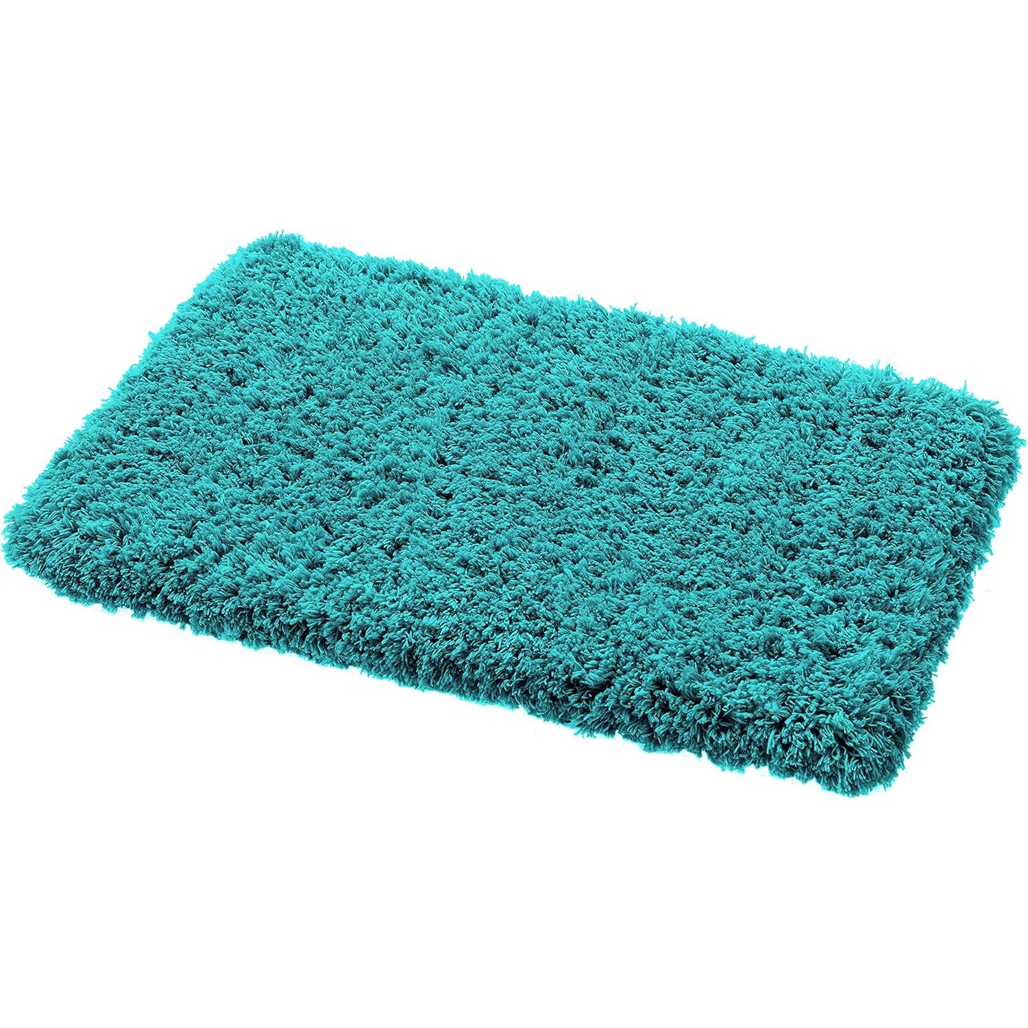 Nonslip Memory Foam Shaggy Bath Mat - Absorbent & Washable