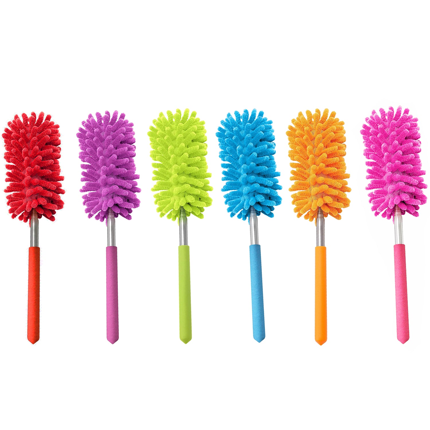 Telescopic Microfiber Duster With Pivot Head - Extends Up To 29 inches