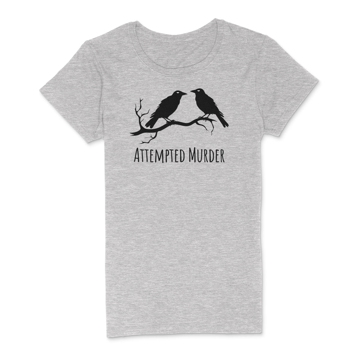 "Attempted Murder" Premium Midweight Ringspun Cotton T-Shirt - Mens/Womens Fits