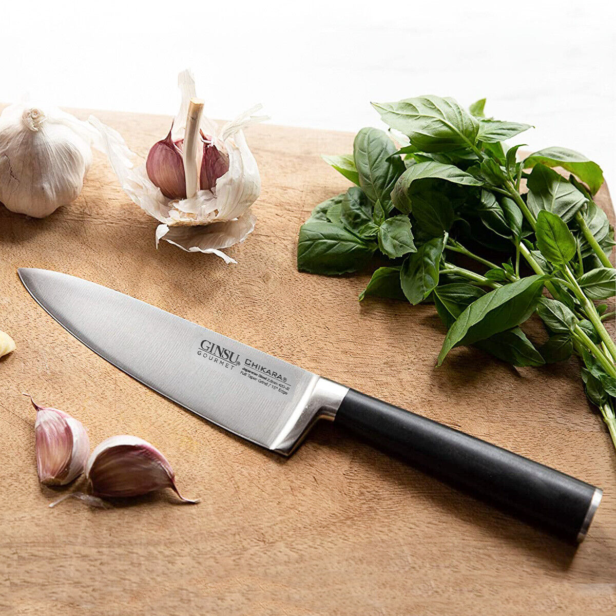 Ginsu Chikara Series 6" Chef Knife Japanese 420J2 Stainless Steel Chefs Santoku