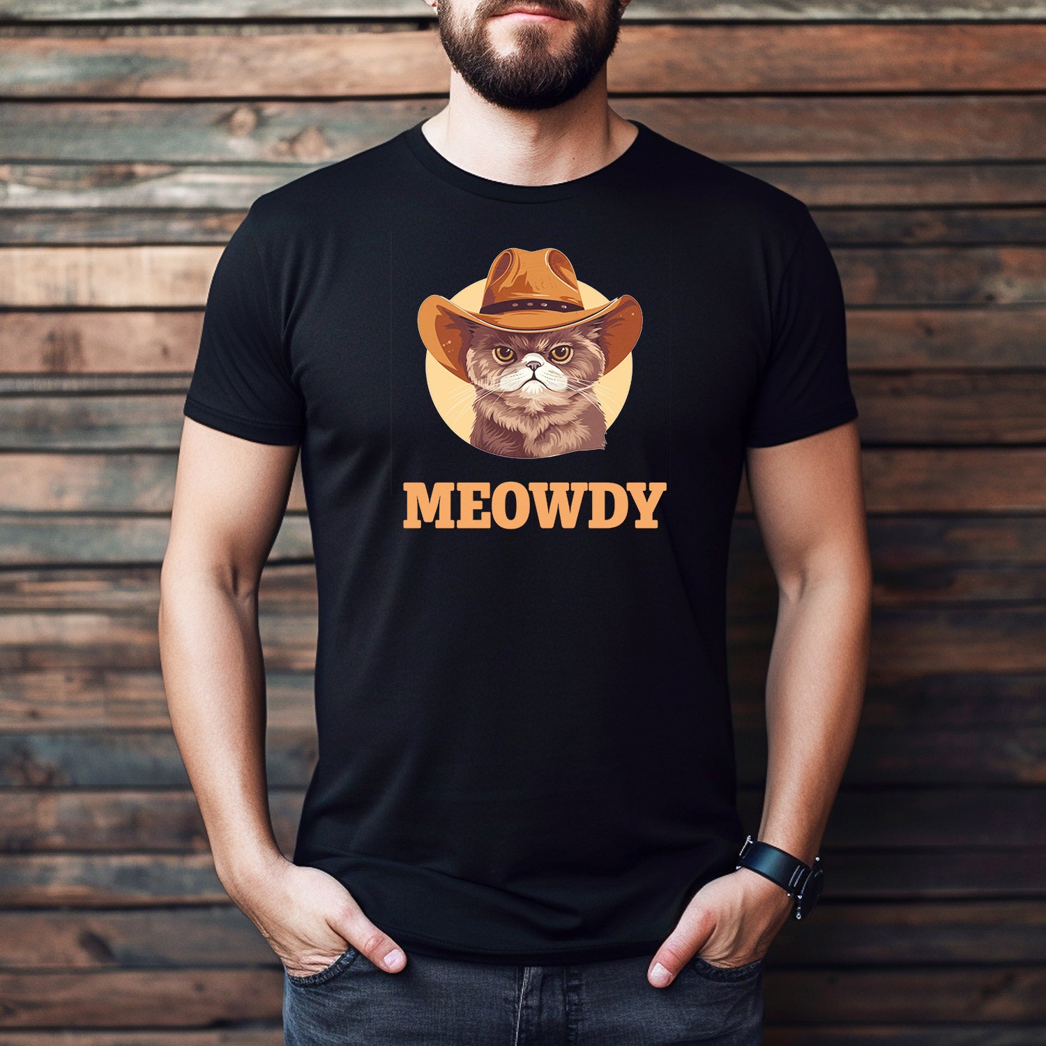 "Meowdy" Premium Midweight Ringspun Cotton T-Shirt - Mens/Womens Fits