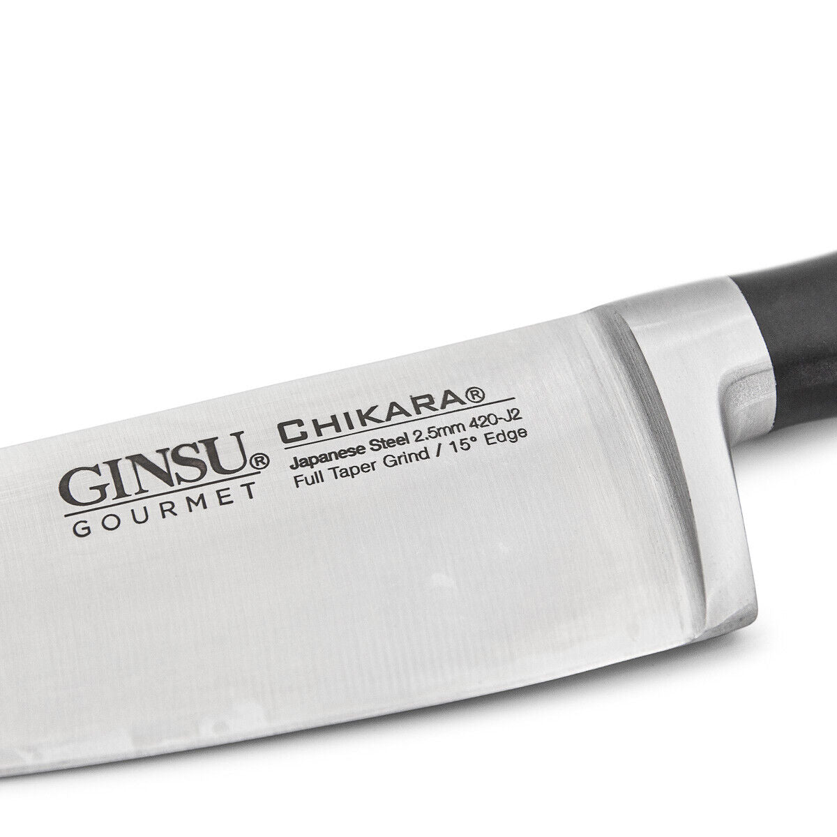 Ginsu Chikara Series 6" Chef Knife Japanese 420J2 Stainless Steel Chefs Santoku