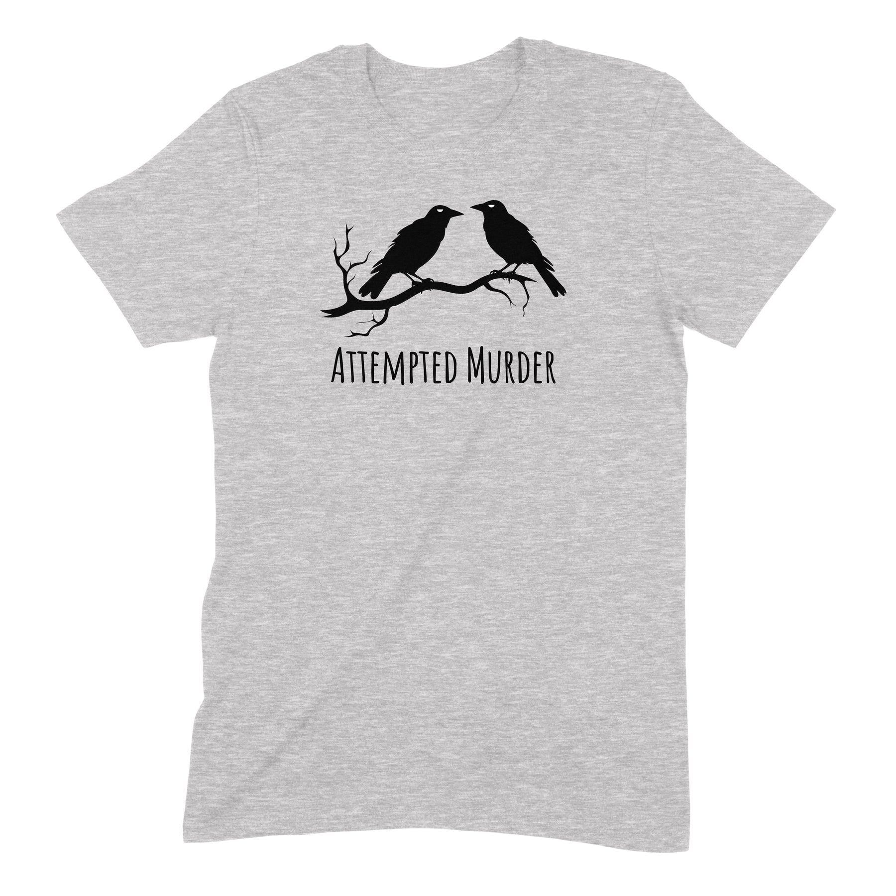 "Attempted Murder" Premium Midweight Ringspun Cotton T-Shirt - Mens/Womens Fits