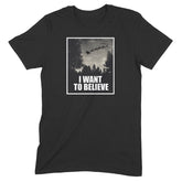 "I Want To Believe" Premium Midweight Ringspun Cotton T-Shirt - Mens/Womens Fits