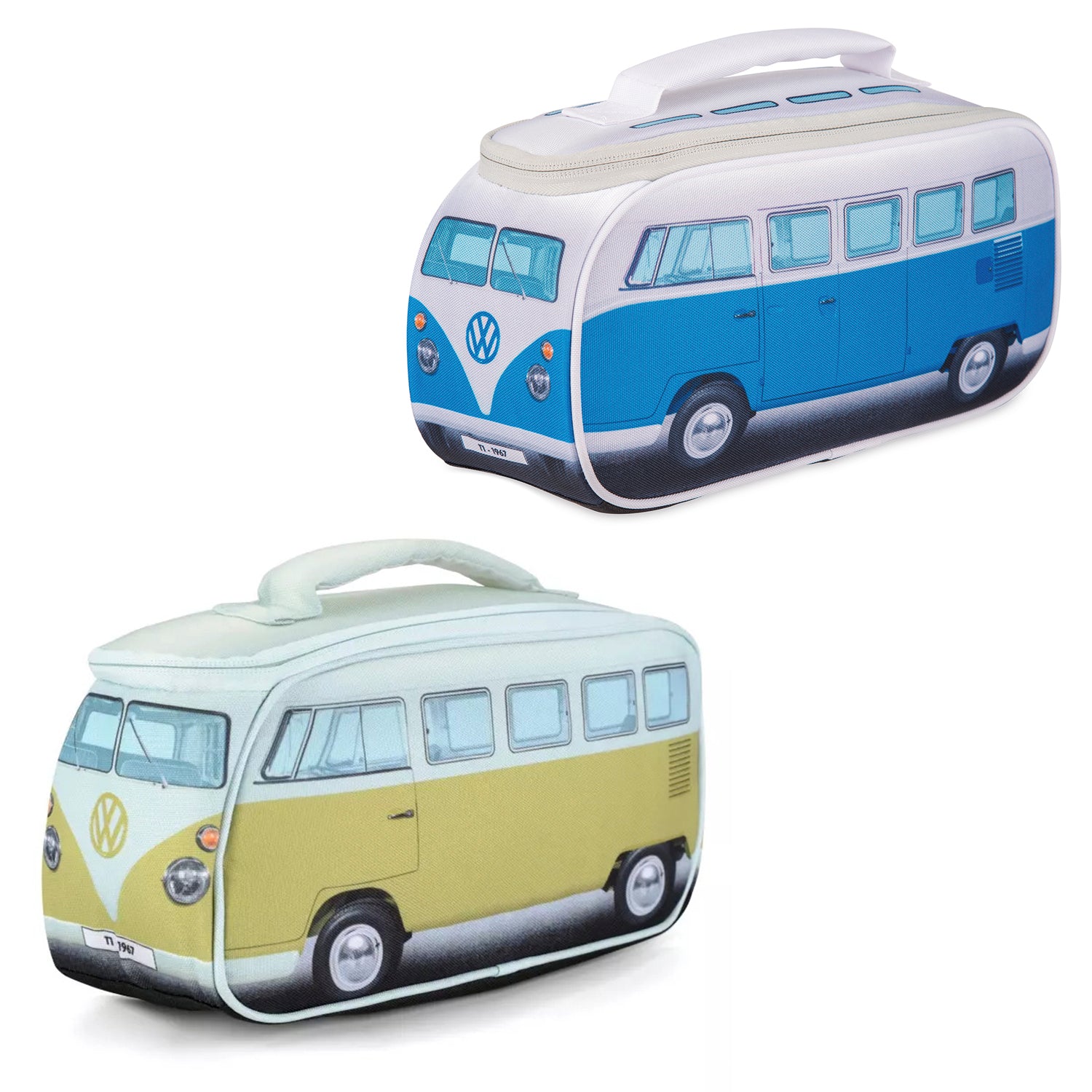 VW Campervan Cooler Lunch Bag - Soft Sided Insulated Lunch Sack With Handle