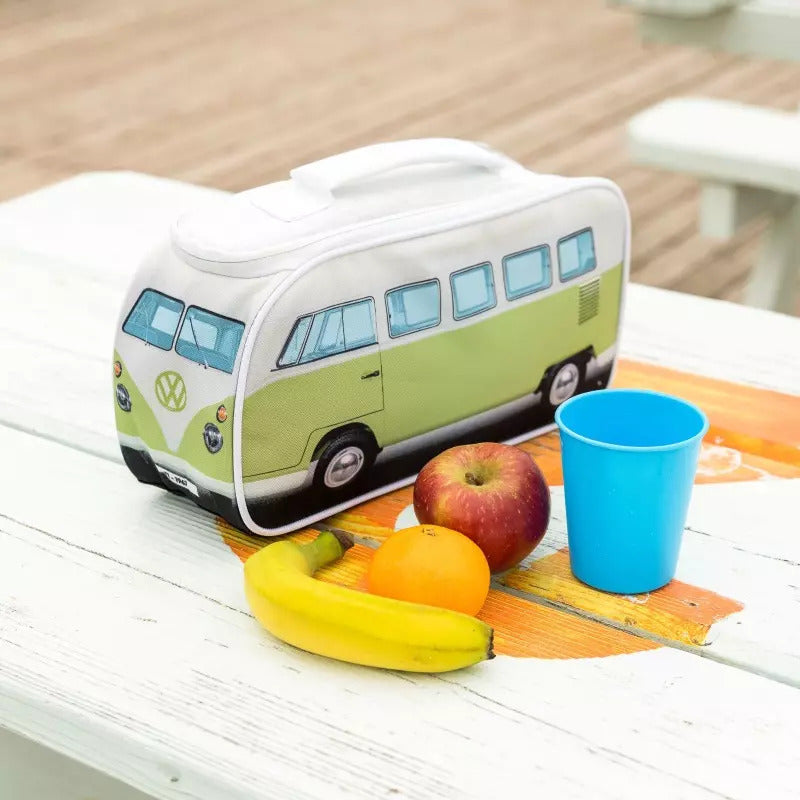 VW Campervan Cooler Lunch Bag - Soft Sided Insulated Lunch Sack With Handle