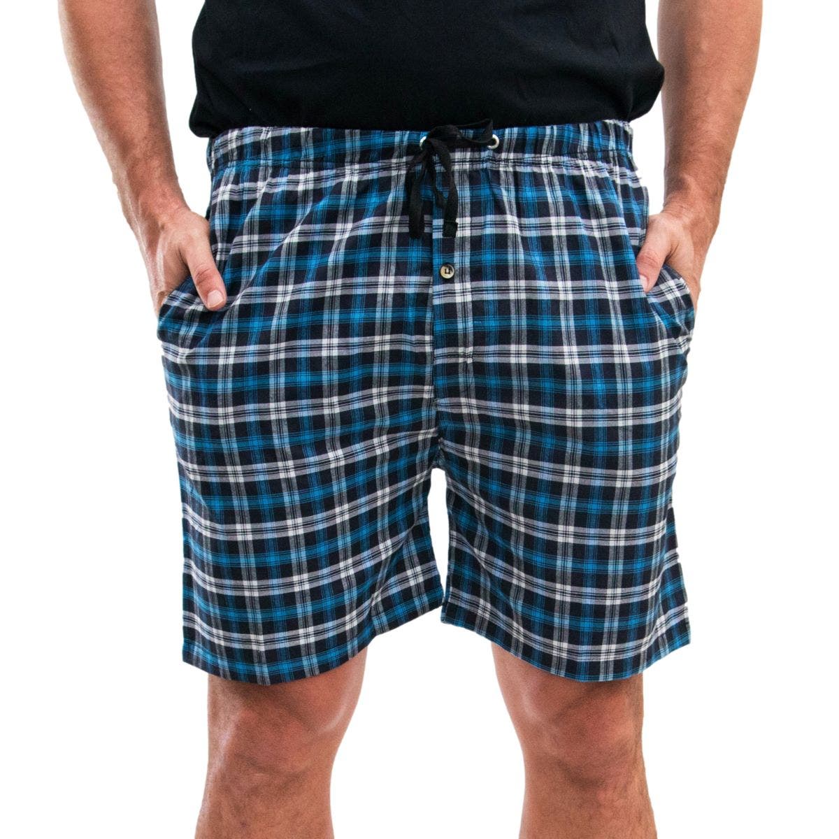Trufit Men's Woven Sleep Jam Shorts – Pajama Lounge & Sleepwear