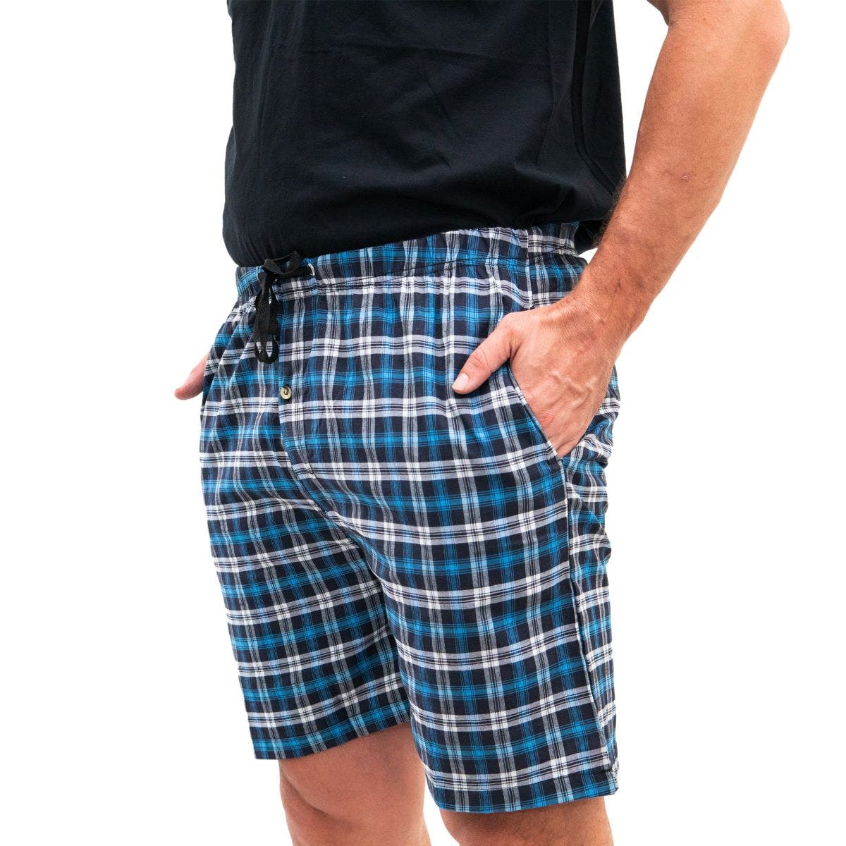 Trufit Men's Woven Sleep Jam Shorts – Pajama Lounge & Sleepwear