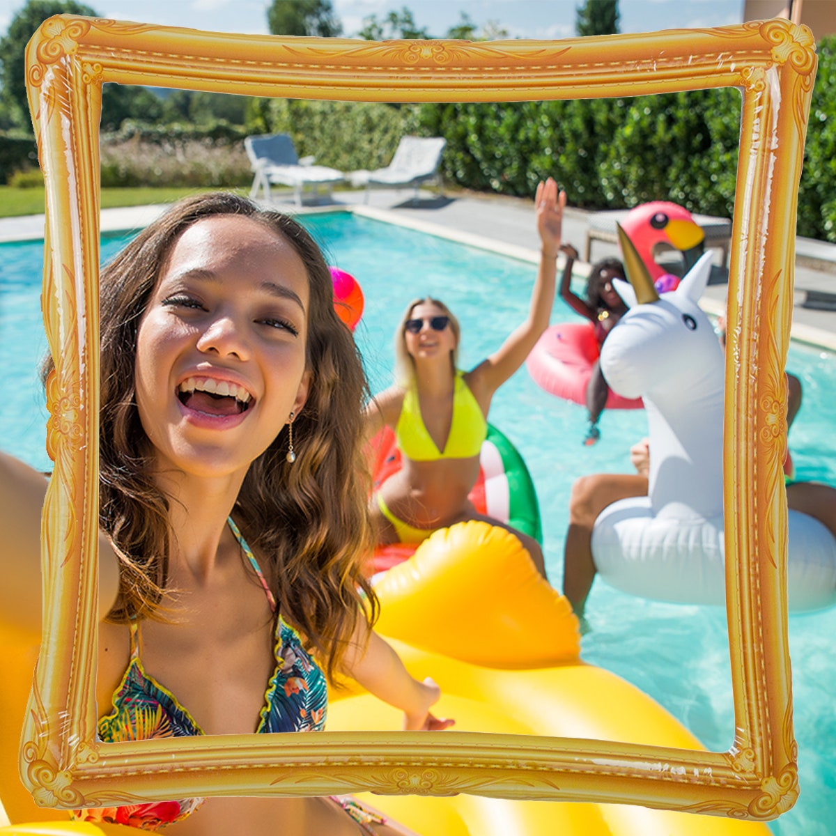 Way To Celebrate Inflatable Selfie Frame – Photo Fun Anywhere!