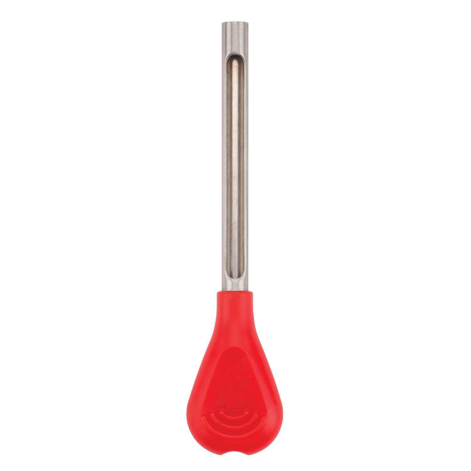 1pc Silicone Handle Strawberry Huller, Red - Easy To Use, Pop Out The Hull!