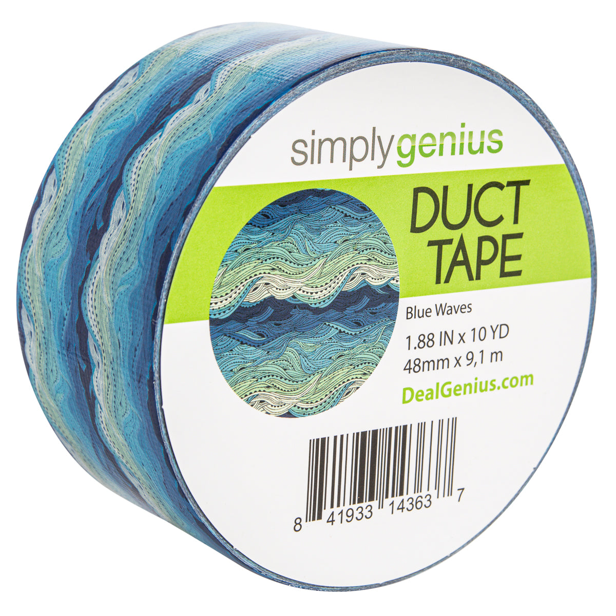 Patterned & Colored Duct Tape Roll By Simply Genius