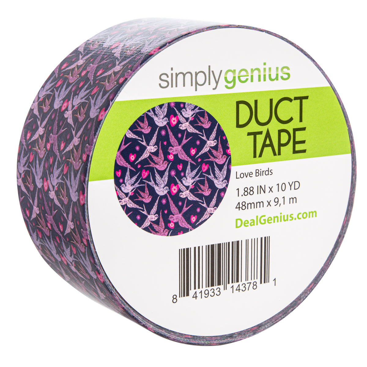 Patterned & Colored Duct Tape Roll By Simply Genius