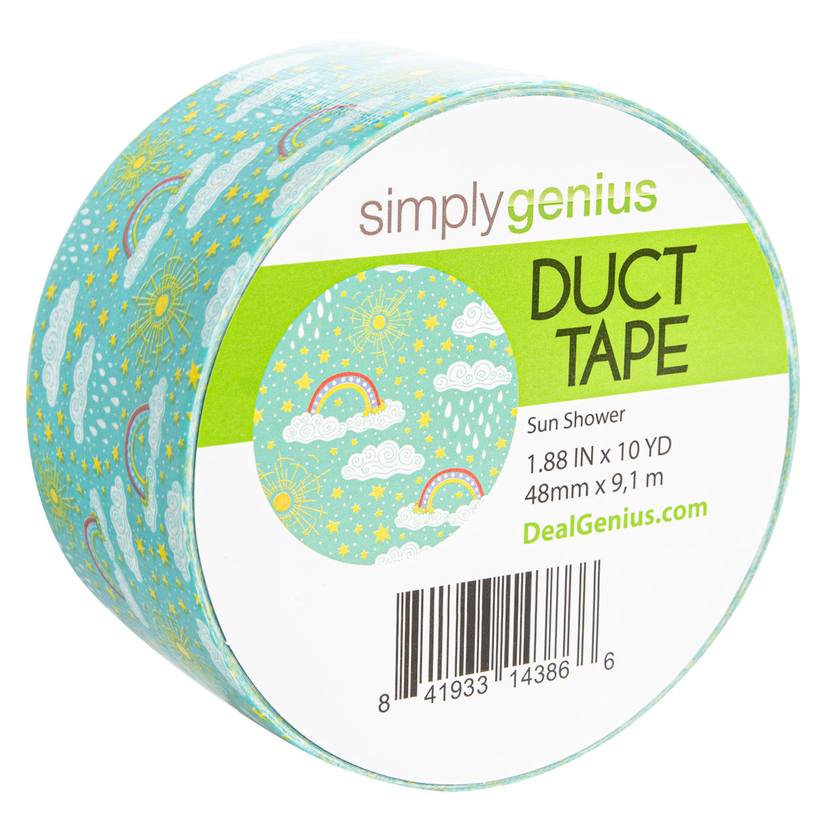 Patterned & Colored Duct Tape Roll By Simply Genius