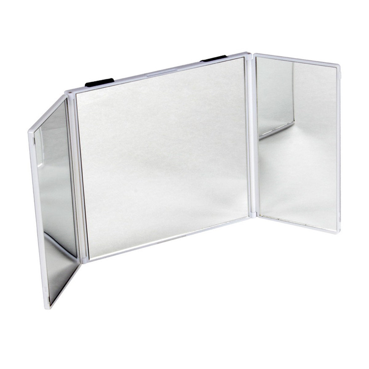 Trifold Car Visor Vanity Mirror - Secure, Adjustable Straps