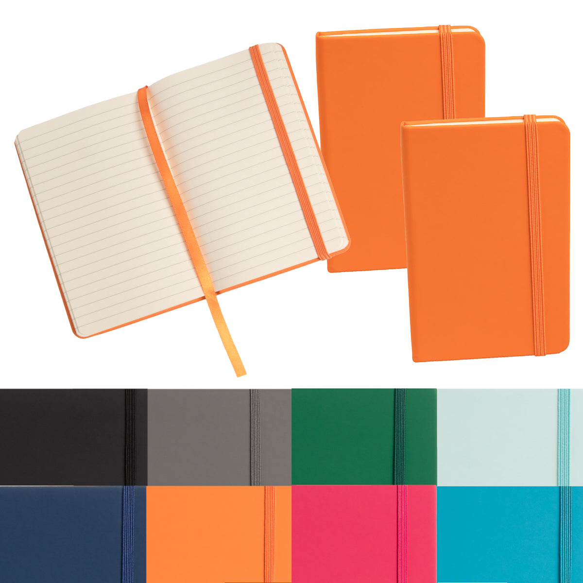 3pk Simply Genius 124pg Leatherette A6 Journal - 3.7” x 5.7"