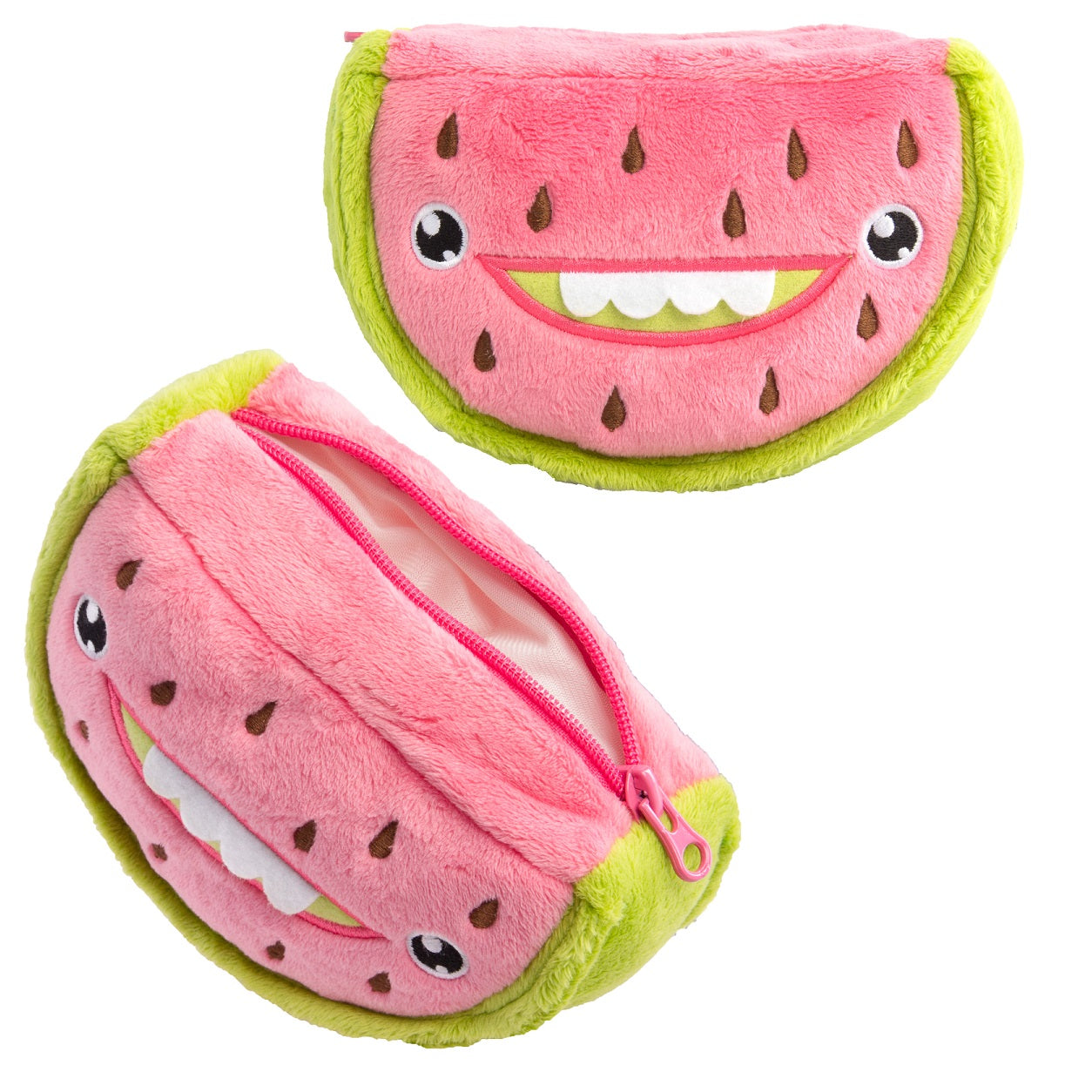 2pk Hallmark 7” Plush Zip Carrying Cases – Play With Your Food