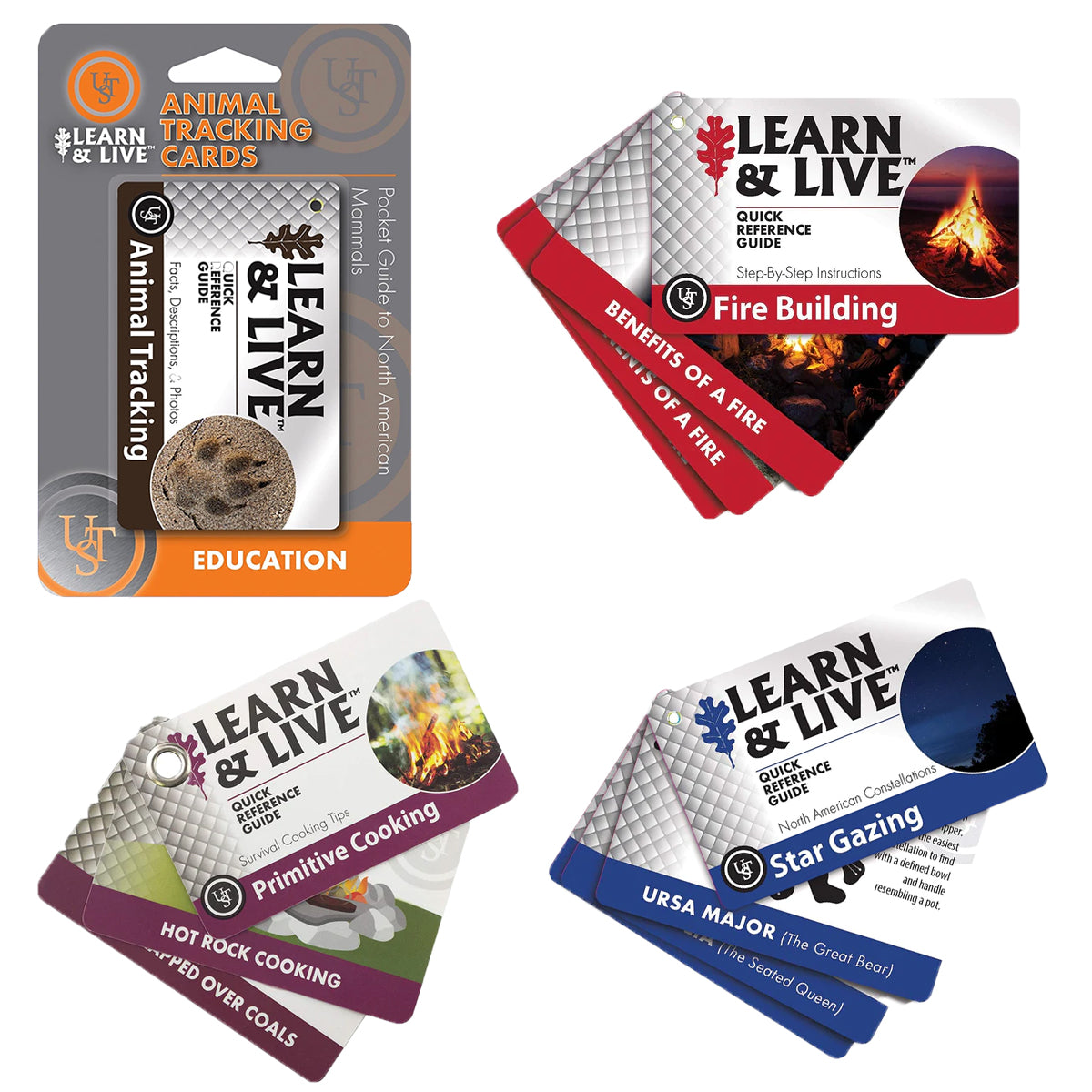 UST Learn & Live Cards – Pocket Size Outdoor Reference Guides