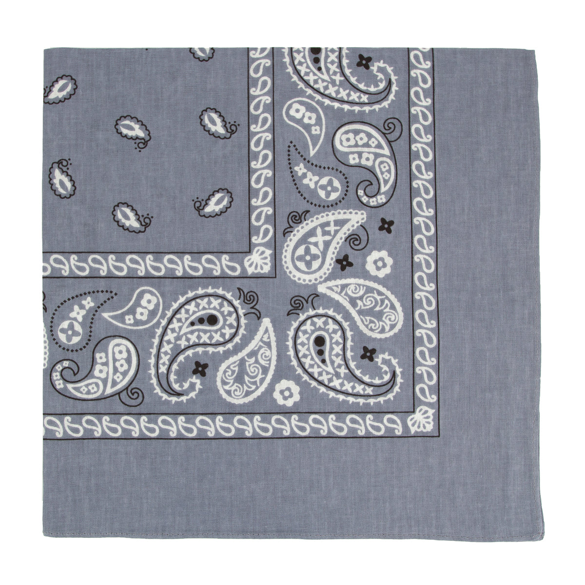 22” Classic Style 100% Cotton Bandana – Versatile Headwear