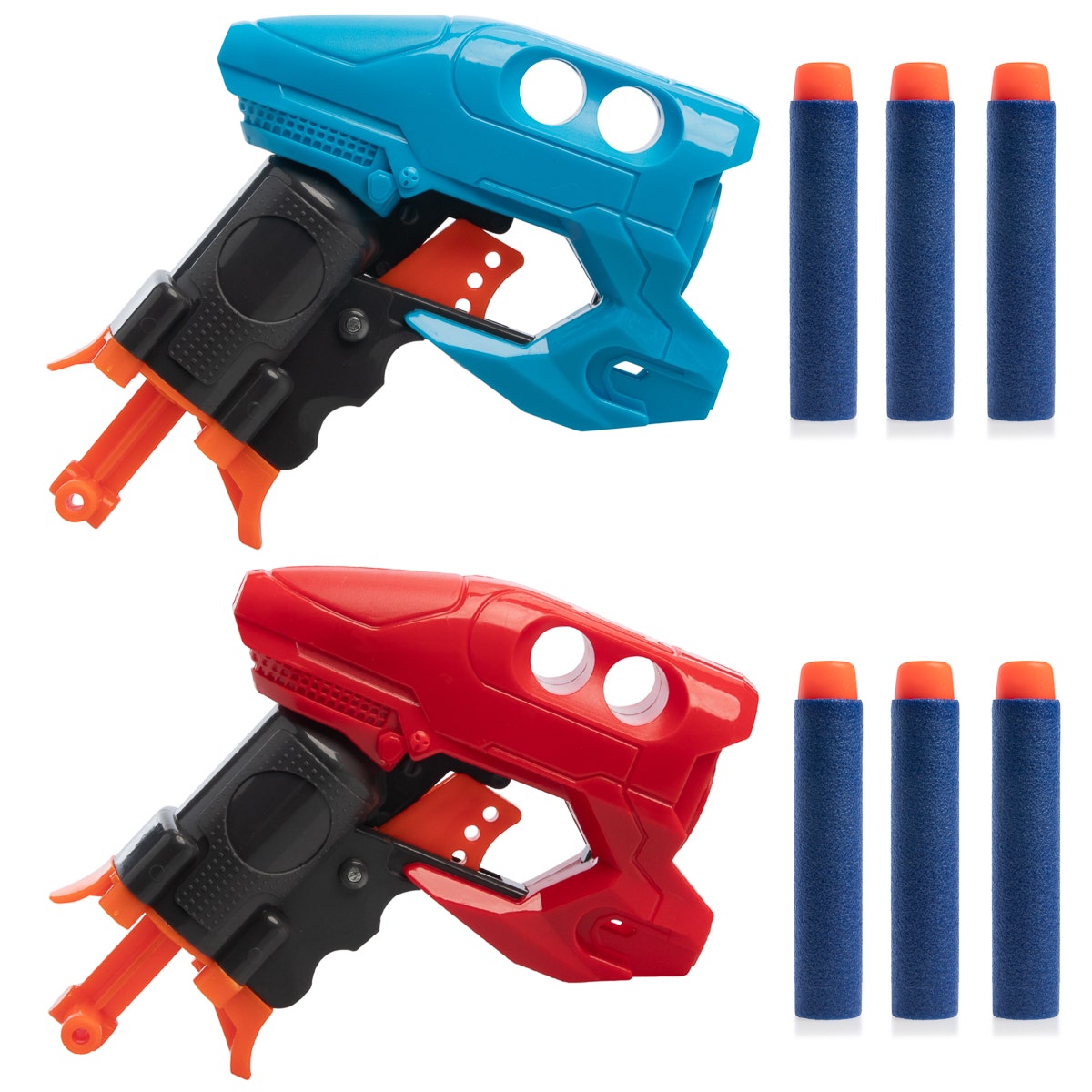 2pk Foam Dart Blasters – Soft, Safe Action Toy Gun For Kids