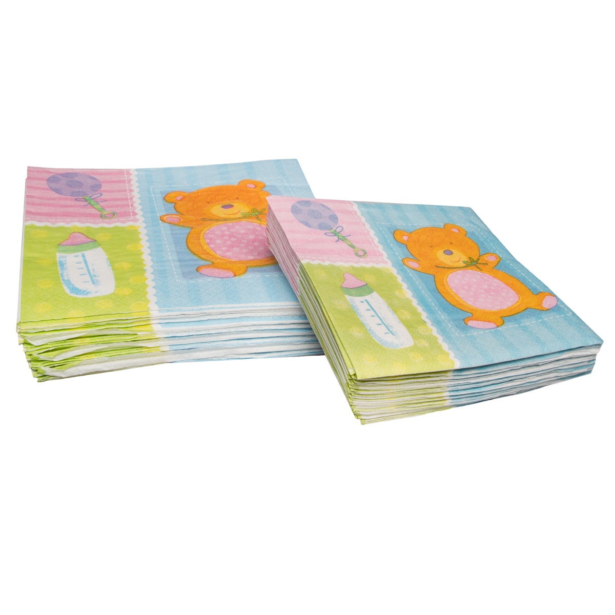 60pc Baby Theme Beverage & Luncheon Napkins – Shower & Birthdays