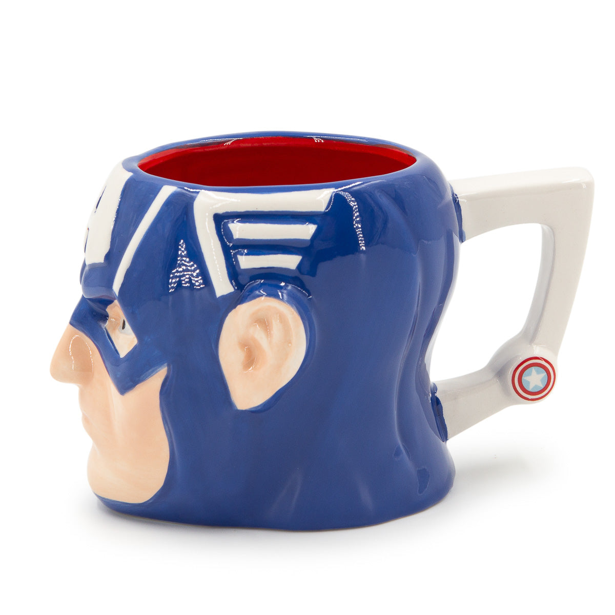 Marvel 3D Sculpted Ceramic Mug - Captain America Head or Shield