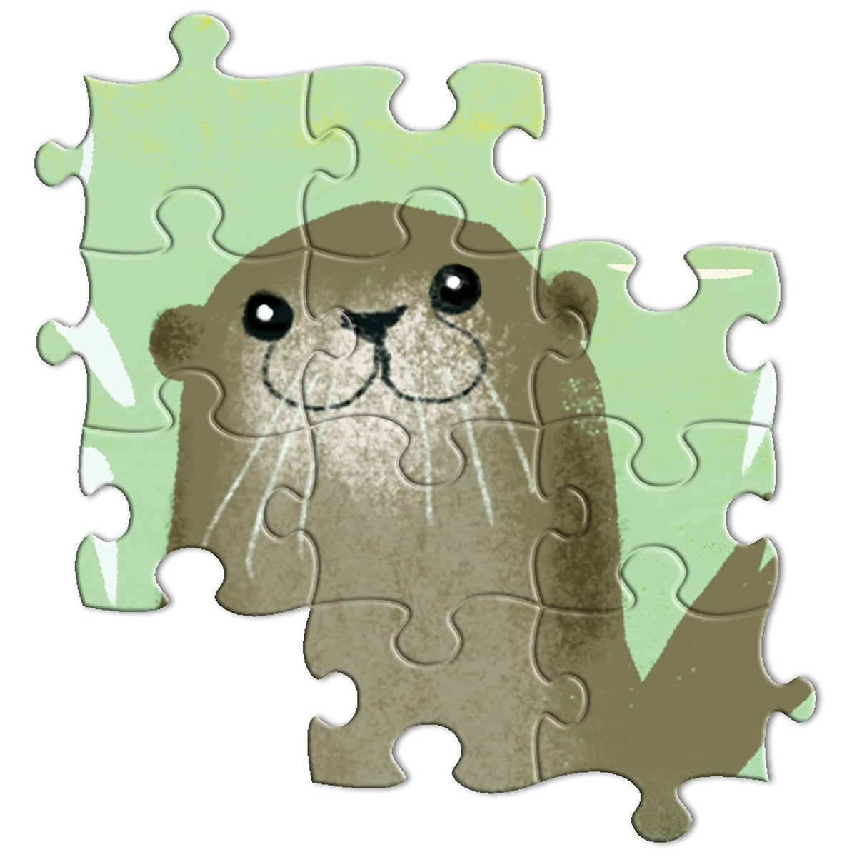 eeBoo 1000pc Square Jigsaw Puzzle – Artist-Designed, Eco-Friendly